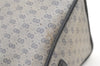 Authentic GUCCI Micro GG PVC Leather Shoulder Cross Body Bag Navy Blue 1583K