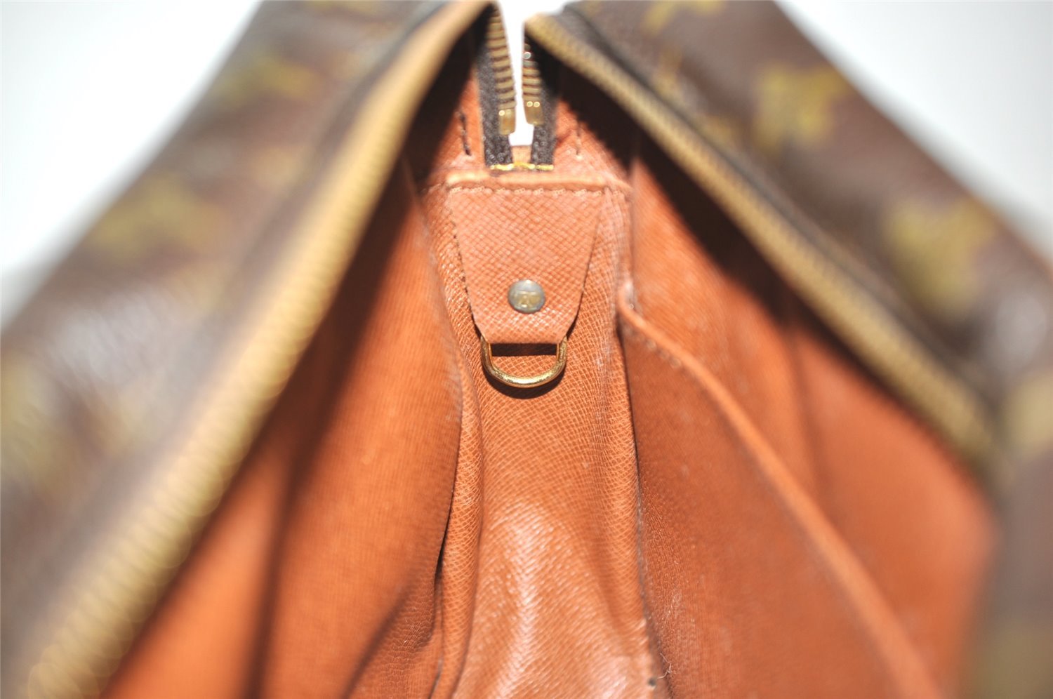 Authentic Louis Vuitton Monogram Compiegne 28 Clutch Hand Bag M51845 LV 1584I