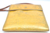 Authentic Louis Vuitton Vernis Kenmare Shoulder Cross Bag Pouch Yellow LV 1585J