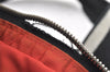 Authentic CHANEL Old Travel Line Backpack Purse Nylon Black 1587I