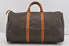 Authentic Louis Vuitton Monogram Keepall 50 Travel Boston Bag Old Model LV 1587J