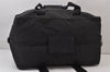 Authentic PRADA Nylon Leather 2Way Travel Boston Bag VS001S Black 1587K
