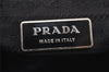 Authentic PRADA Nylon Leather 2Way Travel Boston Bag VS001S Black 1587K