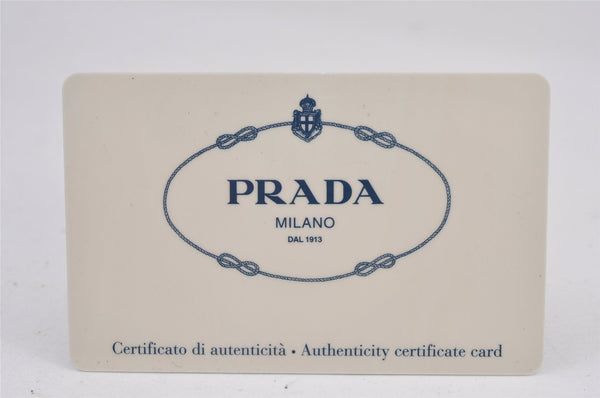 Authentic PRADA Nylon Leather 2Way Travel Boston Bag VS001S Black 1587K