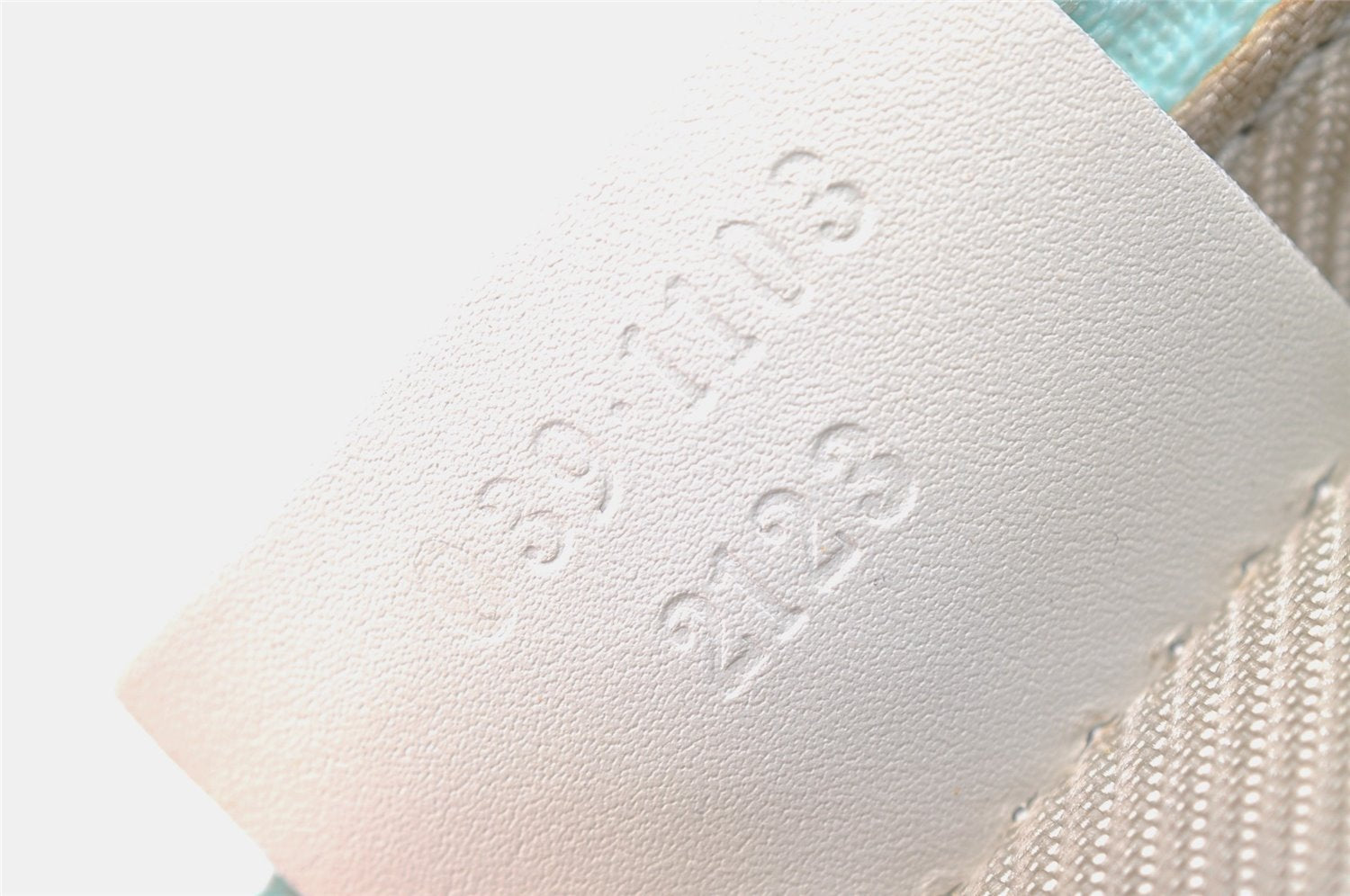 Authentic GUCCI Hand Bag Pouch Purse GG Canvas Leather 0391103 Blue 1588I