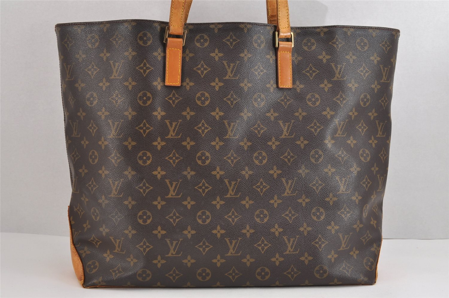 Authentic Louis Vuitton Monogram Cabas Alto Shoulder Tote Bag M51152 LV 1588J