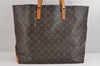 Authentic Louis Vuitton Monogram Cabas Alto Shoulder Tote Bag M51152 LV 1588J