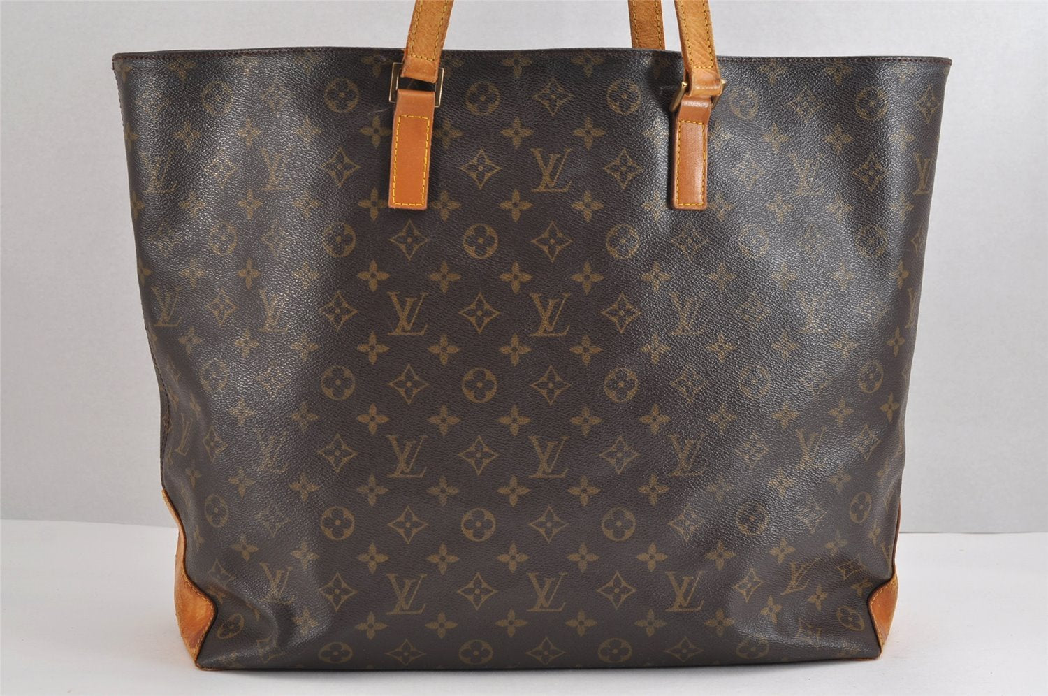 Authentic Louis Vuitton Monogram Cabas Alto Shoulder Tote Bag M51152 LV 1588J