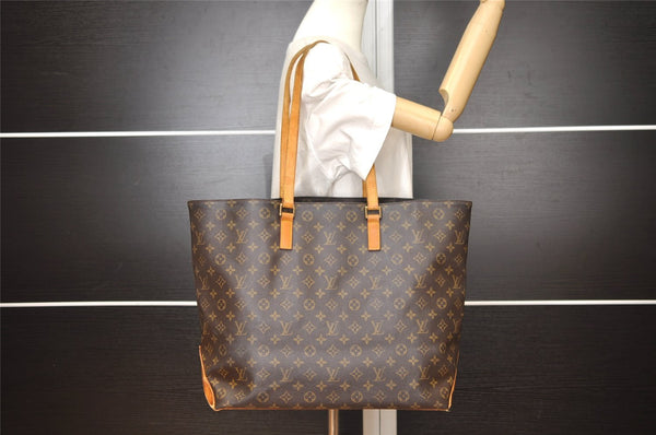 Authentic Louis Vuitton Monogram Cabas Alto Shoulder Tote Bag M51152 LV 1588J