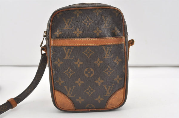 Authentic Louis Vuitton Monogram Danube Shoulder Crossbody Bag M45266 Junk 1591J