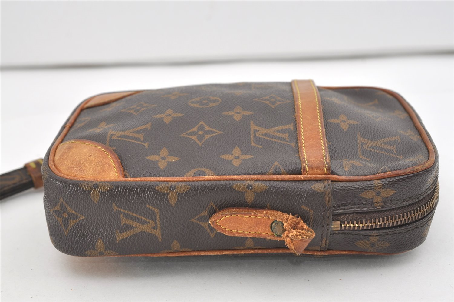 Authentic Louis Vuitton Monogram Danube Shoulder Crossbody Bag M45266 Junk 1591J
