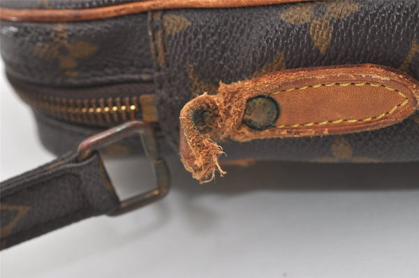 Authentic Louis Vuitton Monogram Danube Shoulder Crossbody Bag M45266 Junk 1591J