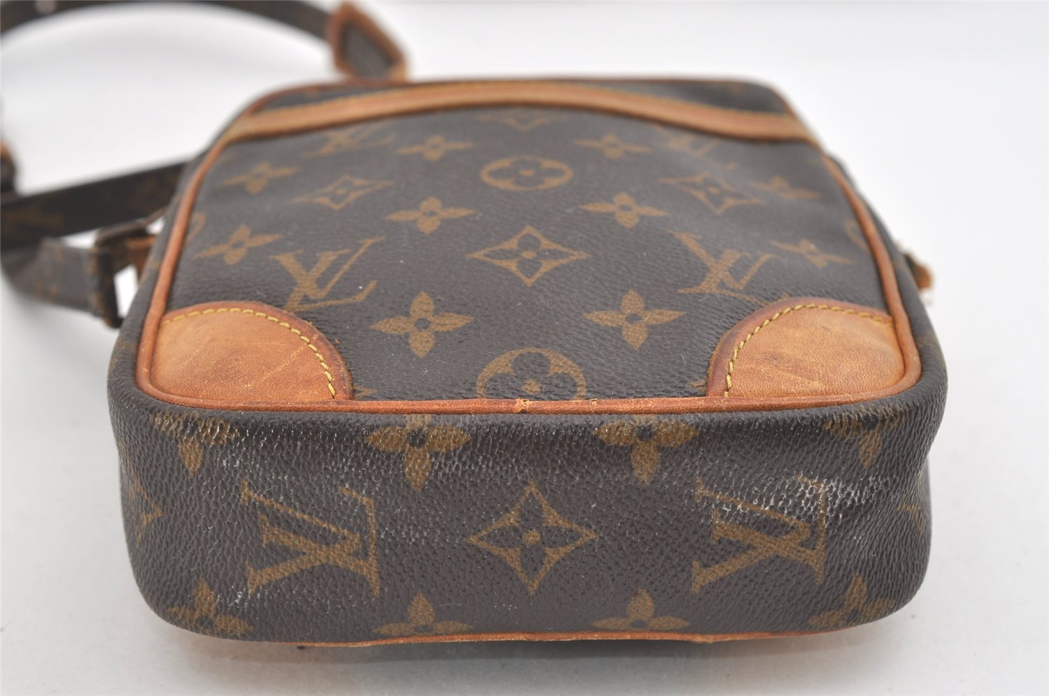 Authentic Louis Vuitton Monogram Danube Shoulder Crossbody Bag M45266 Junk 1591J
