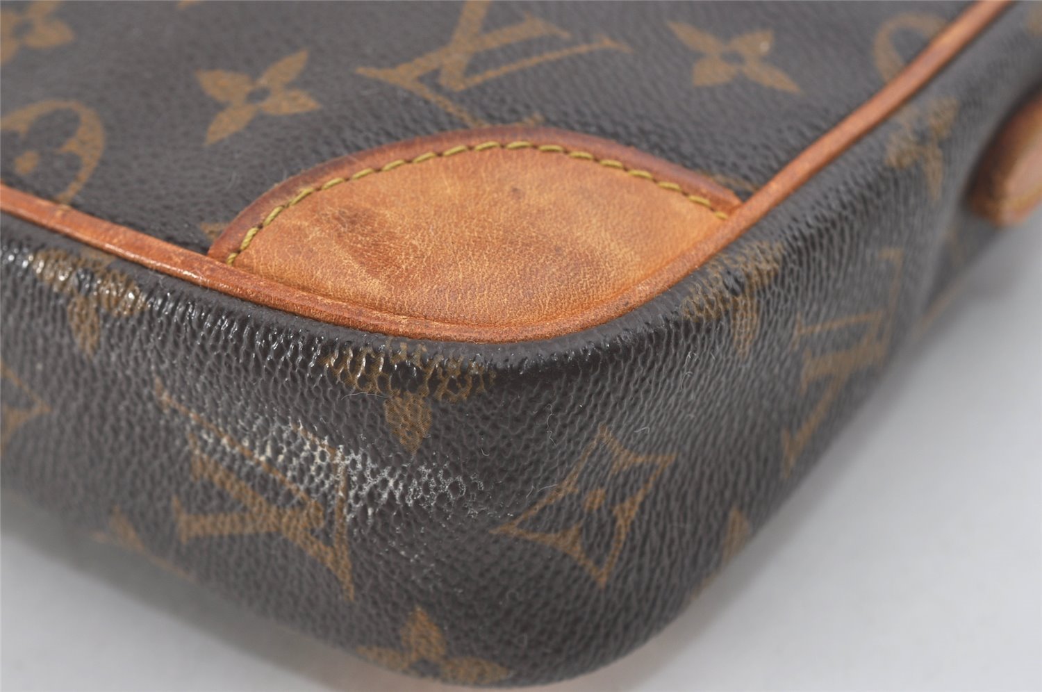 Authentic Louis Vuitton Monogram Danube Shoulder Crossbody Bag M45266 Junk 1591J