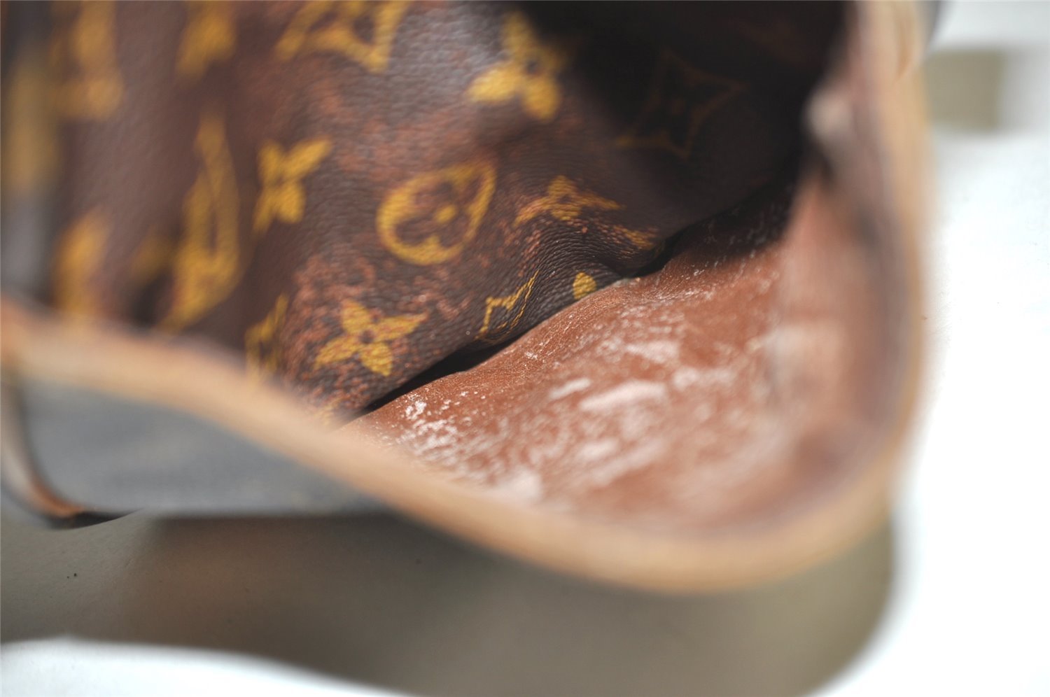 Authentic Louis Vuitton Monogram Danube Shoulder Crossbody Bag M45266 Junk 1591J