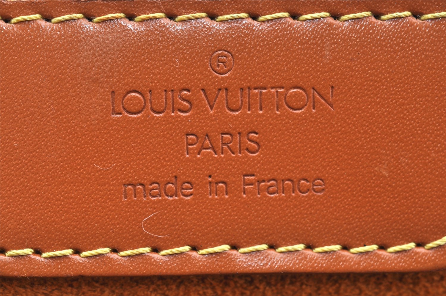 Authentic Louis Vuitton Epi Sorbonne Hand Business Bag Brown M54513 LV 1592I