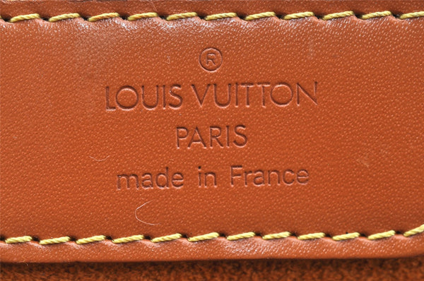Authentic Louis Vuitton Epi Sorbonne Hand Business Bag Brown M54513 LV 1592I