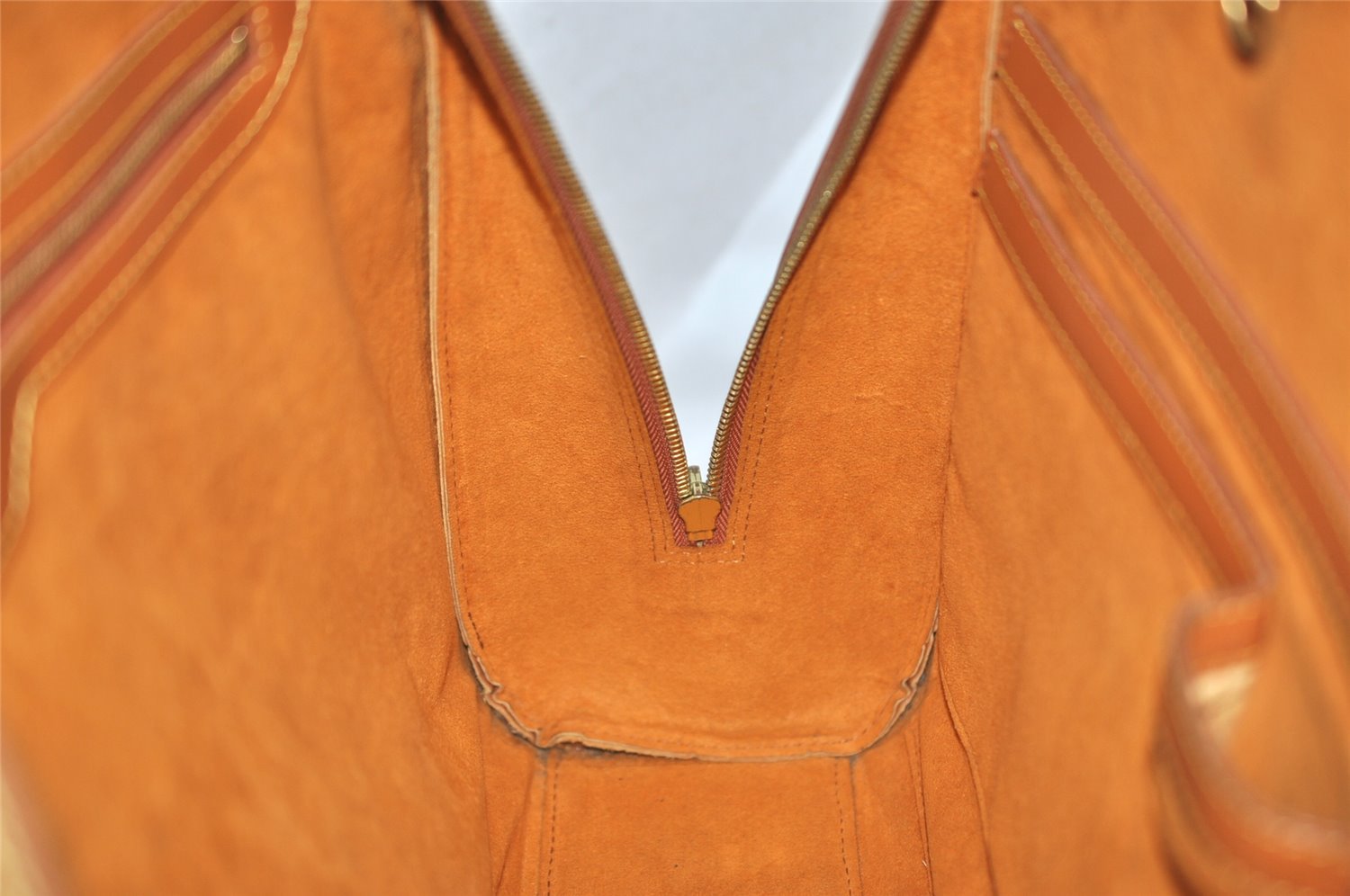 Authentic Louis Vuitton Epi Sorbonne Hand Business Bag Brown M54513 LV 1592I