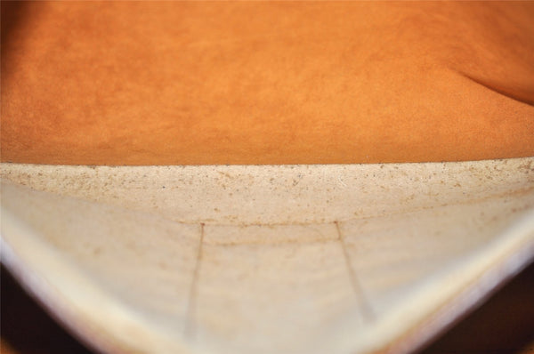 Authentic Louis Vuitton Epi Sorbonne Hand Business Bag Brown M54513 LV 1592I