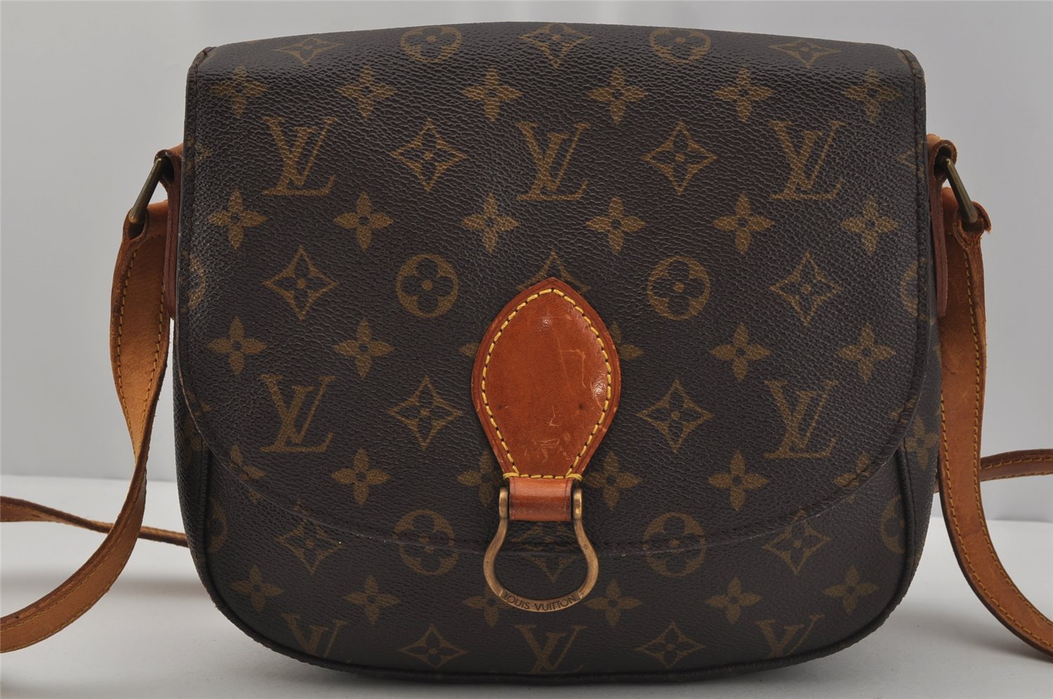 Authentic Louis Vuitton Monogram Saint Cloud GM M51242 Shoulder Bag Junk 1592J