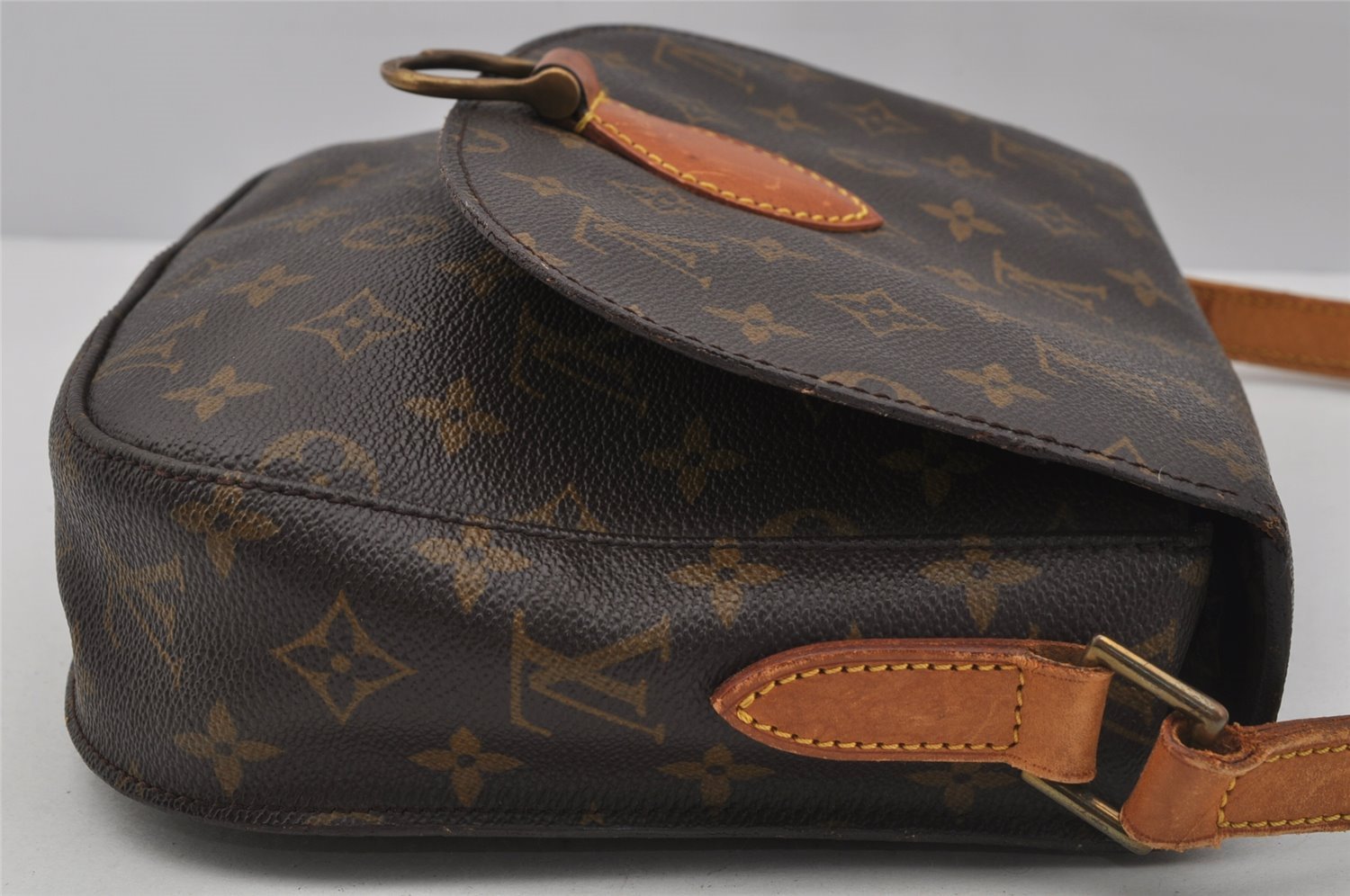 Authentic Louis Vuitton Monogram Saint Cloud GM M51242 Shoulder Bag Junk 1592J