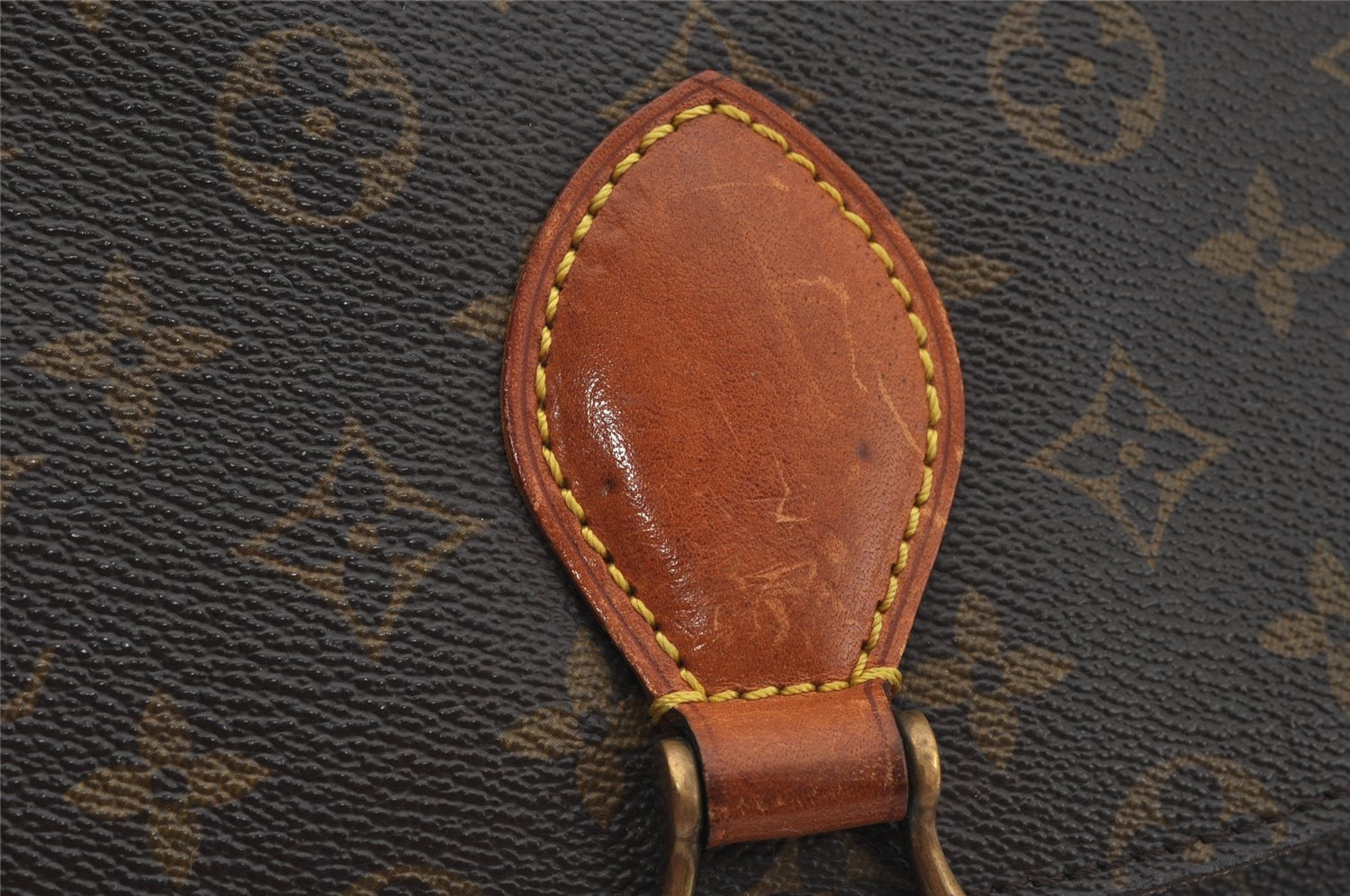 Authentic Louis Vuitton Monogram Saint Cloud GM M51242 Shoulder Bag Junk 1592J