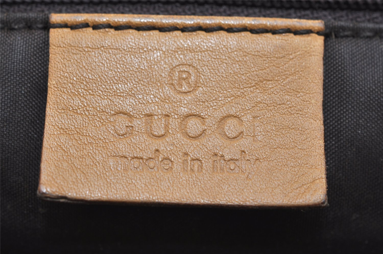 Authentic GUCCI Shoulder Tote Bag GG Canvas Leather 0021098 Brown Junk 1595K