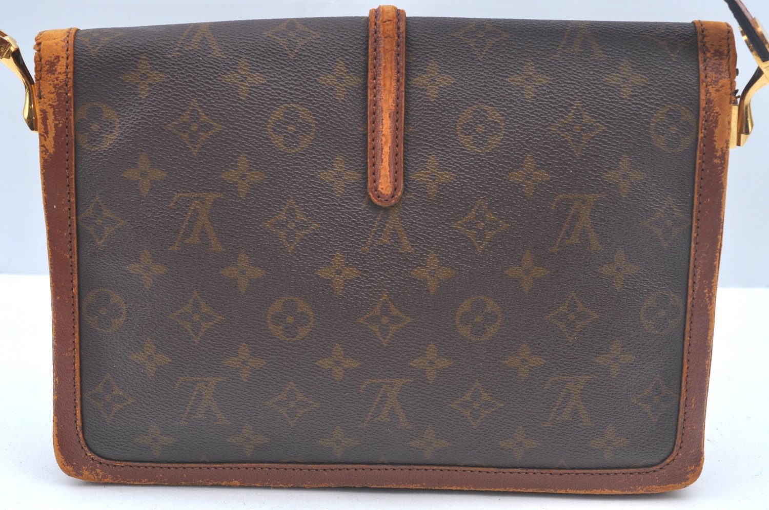 Authentic Louis Vuitton Monogram Sac Vendome Shoulder Cross Bag Old Model 1596J