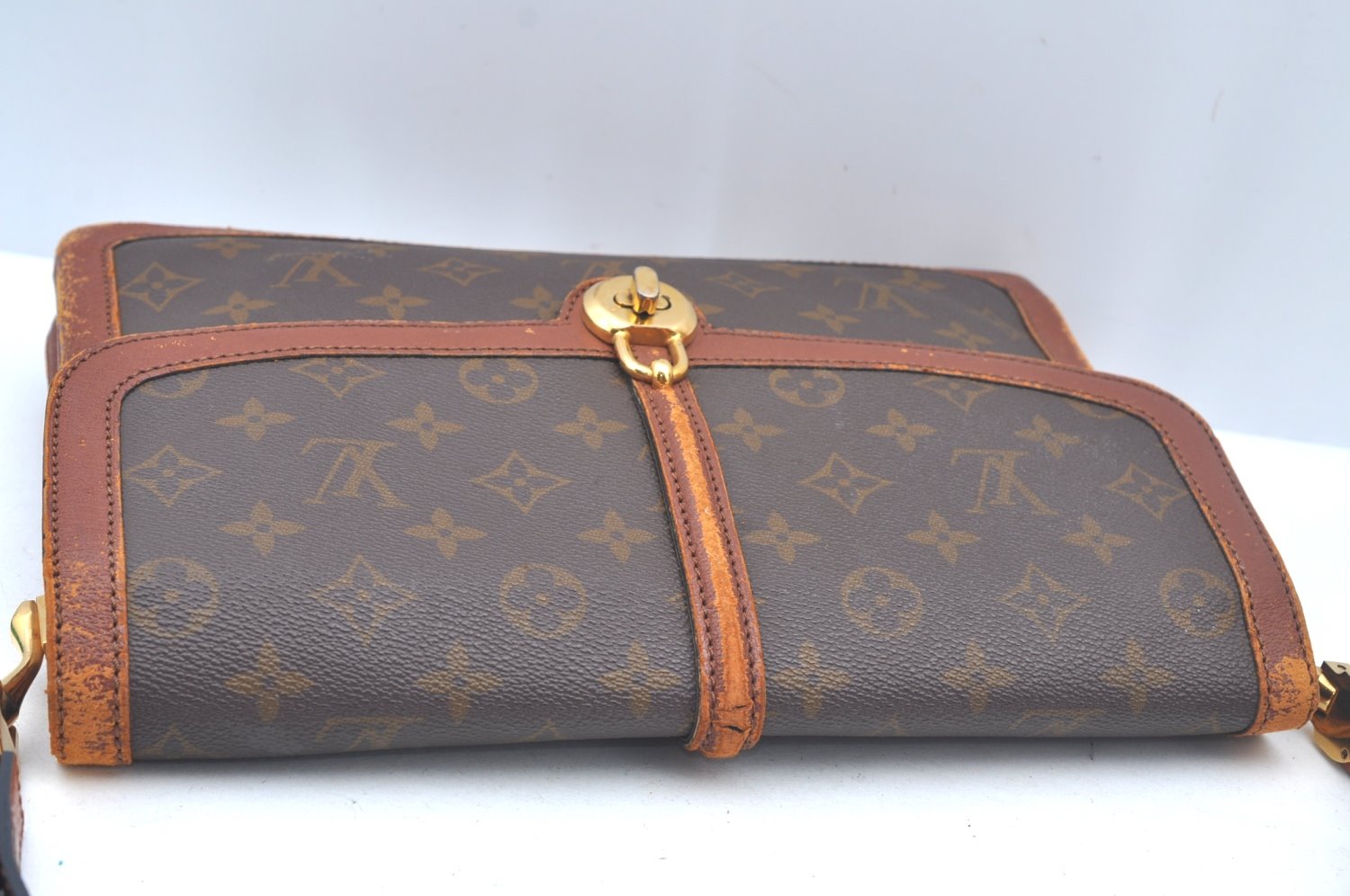Authentic Louis Vuitton Monogram Sac Vendome Shoulder Cross Bag Old Model 1596J