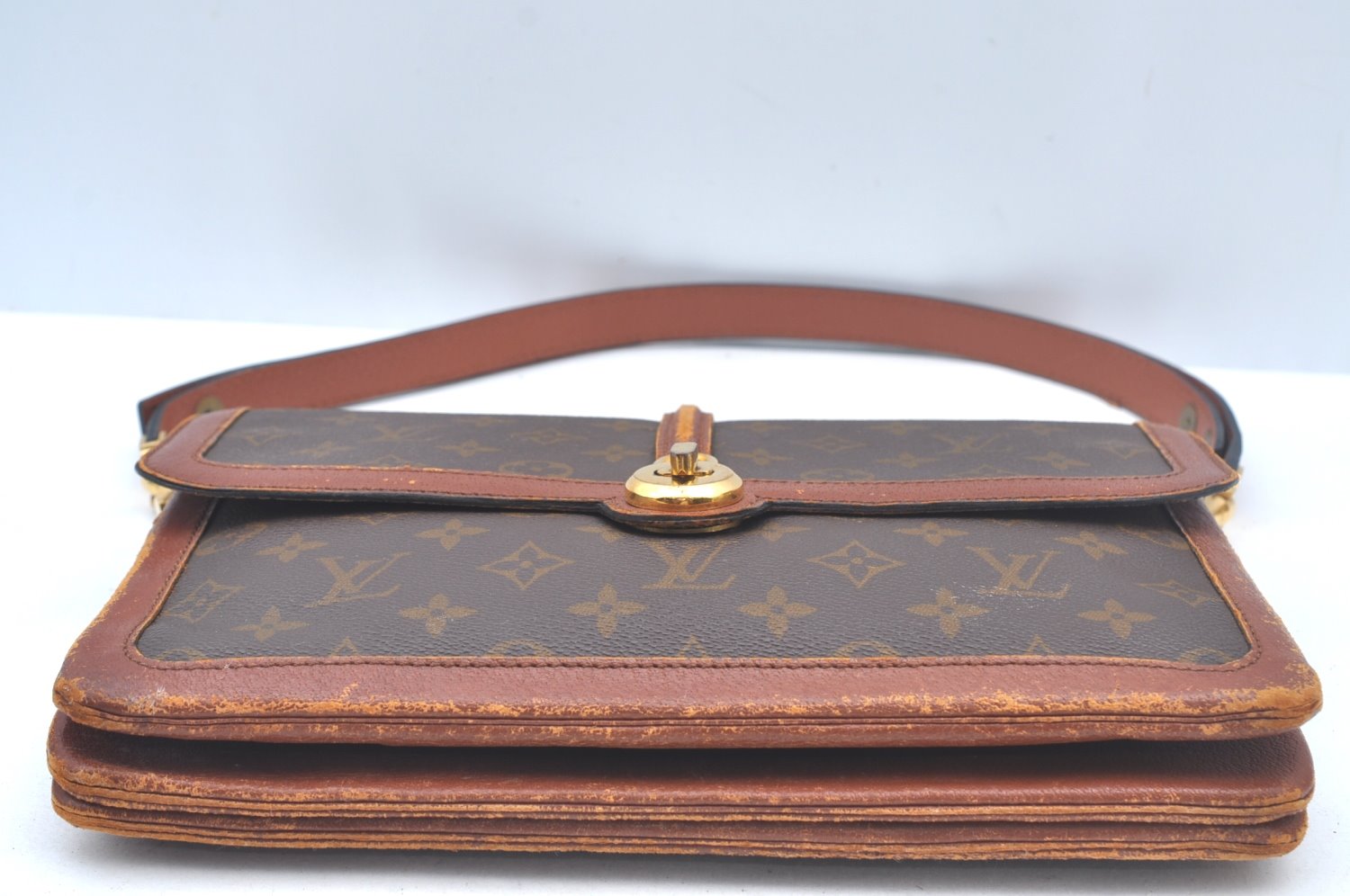 Authentic Louis Vuitton Monogram Sac Vendome Shoulder Cross Bag Old Model 1596J