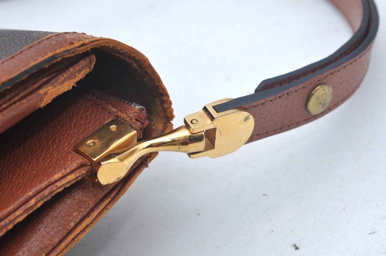 Authentic Louis Vuitton Monogram Sac Vendome Shoulder Cross Bag Old Model 1596J