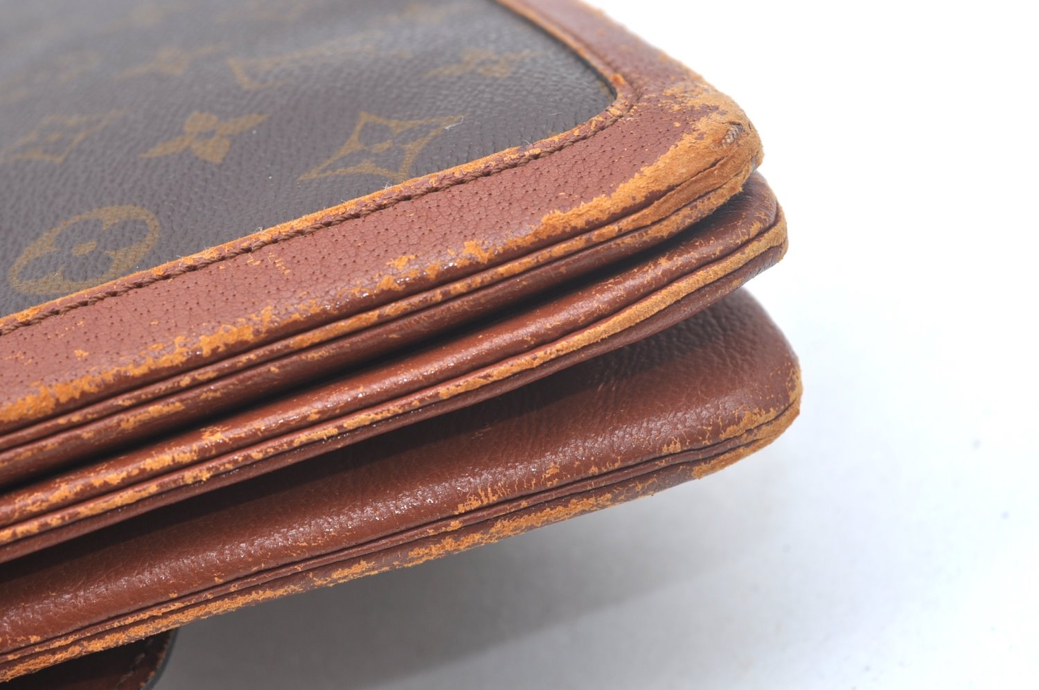 Authentic Louis Vuitton Monogram Sac Vendome Shoulder Cross Bag Old Model 1596J