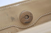 Authentic GUCCI Vintage Shoulder Bag Purse Enamel White Cream Junk 1596K
