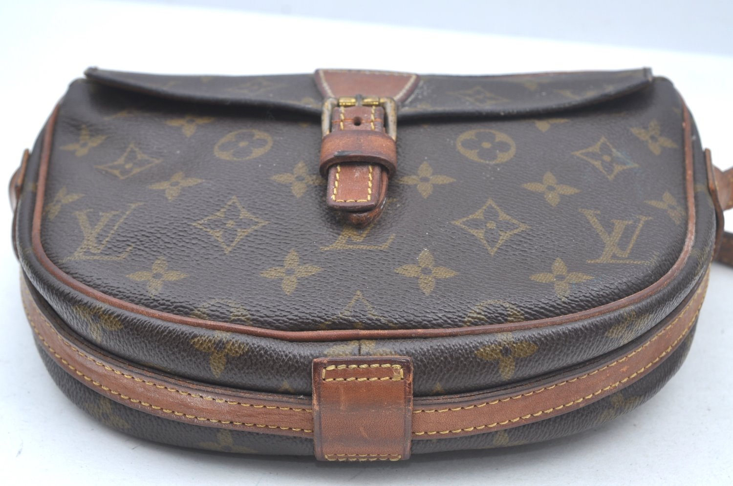 Auth Louis Vuitton Monogram Jeune Fille PM Shoulder Cross Bag Old Model LV 1597J