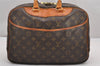 Authentic Louis Vuitton Monogram Deauville Hand Bag M47270 LV Junk 1598J