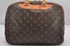 Authentic Louis Vuitton Monogram Deauville Hand Bag M47270 LV Junk 1598J