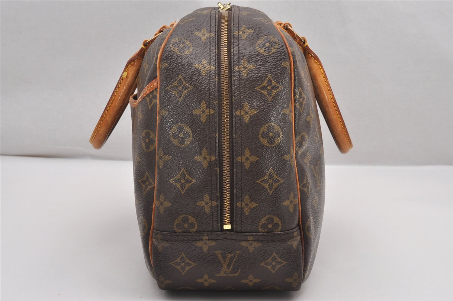 Authentic Louis Vuitton Monogram Deauville Hand Bag M47270 LV Junk 1598J