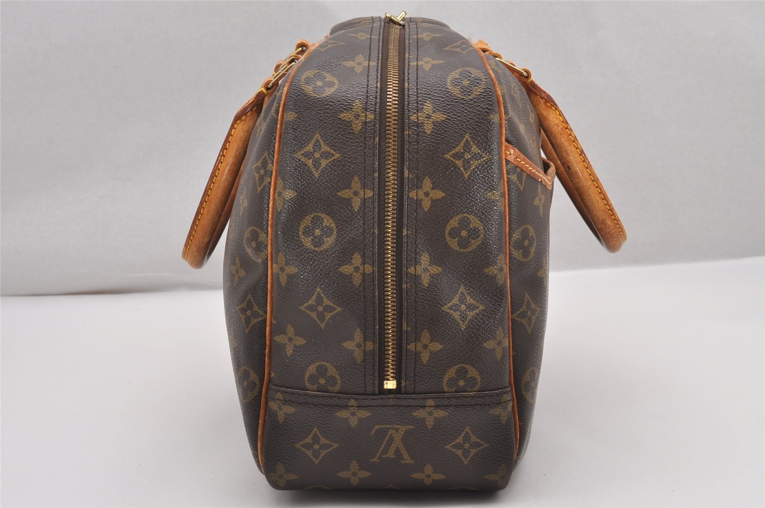 Authentic Louis Vuitton Monogram Deauville Hand Bag M47270 LV Junk 1598J