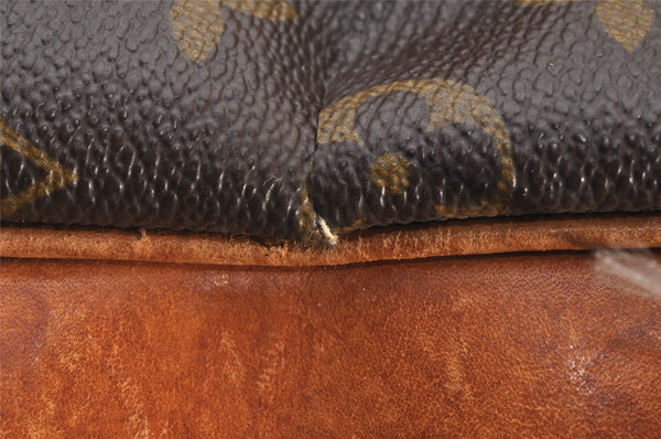 Authentic Louis Vuitton Monogram Deauville Hand Bag M47270 LV Junk 1598J