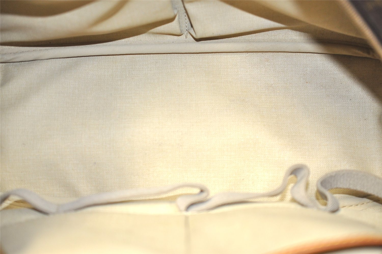 Authentic Louis Vuitton Monogram Deauville Hand Bag M47270 LV Junk 1598J