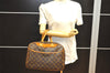 Authentic Louis Vuitton Monogram Deauville Hand Bag M47270 LV Junk 1598J