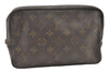 Auth Louis Vuitton Monogram Trousse Toilette 23 Clutch Bag M47524 LV Junk 1598K