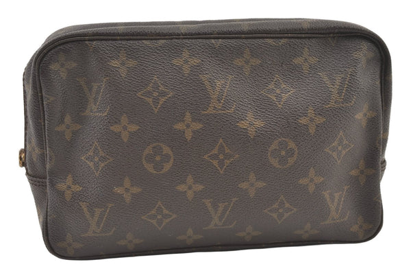 Auth Louis Vuitton Monogram Trousse Toilette 23 Clutch Bag M47524 LV Junk 1598K