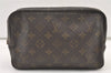 Auth Louis Vuitton Monogram Trousse Toilette 23 Clutch Bag M47524 LV Junk 1598K