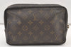 Auth Louis Vuitton Monogram Trousse Toilette 23 Clutch Bag M47524 LV Junk 1598K