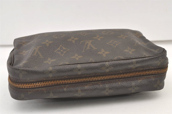 Auth Louis Vuitton Monogram Trousse Toilette 23 Clutch Bag M47524 LV Junk 1598K