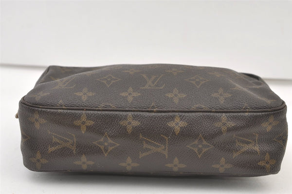 Auth Louis Vuitton Monogram Trousse Toilette 23 Clutch Bag M47524 LV Junk 1598K