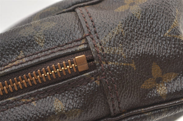 Auth Louis Vuitton Monogram Trousse Toilette 23 Clutch Bag M47524 LV Junk 1598K