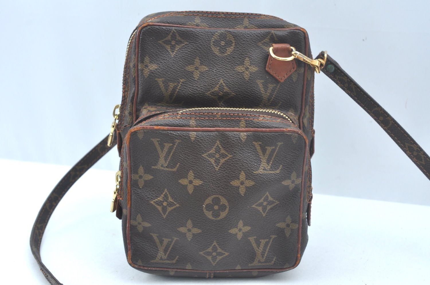 Authentic Louis Vuitton Monogram Amazone Shoulder Cross Body Bag Old Model 1599J