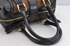 Authentic BALENCIAGA Hand Boston Bag Purse Suede Leather 163530 Brown 1599K